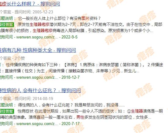 汕头生殖科医院 - 汕头生殖器疱疹图片初期 男性
