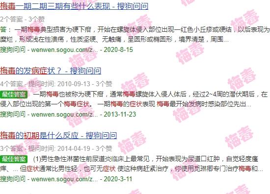 汕头梅毒人数 - 汕头梅毒早期症状